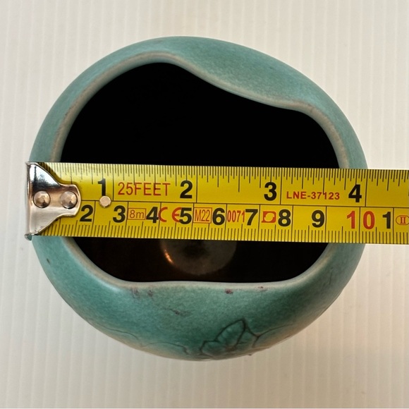 Vintage JORDI SERRA MORAGAS Spanish Studio Art Pottery Vase floral decor 1970’s. - Picture 9 of 9